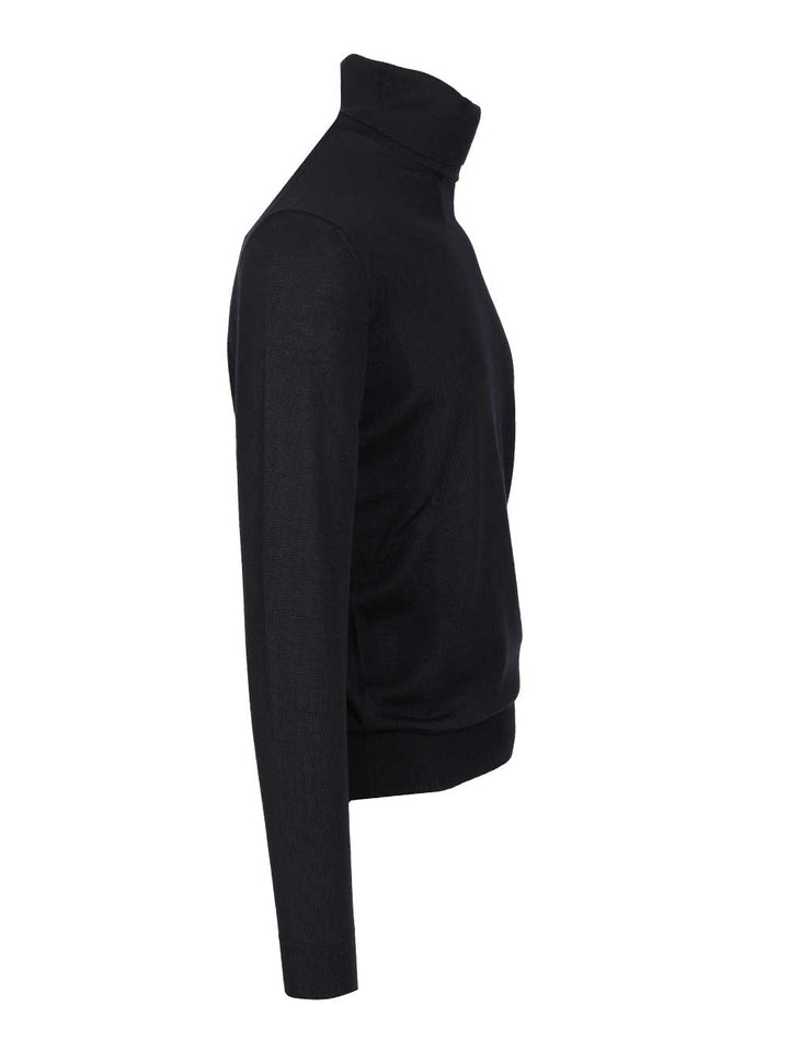 Mauro Ottaviani Wool Turtleneck Knitwear - Blu | ae2c11ec8309267c3128b87691a8812ca9ba94c7