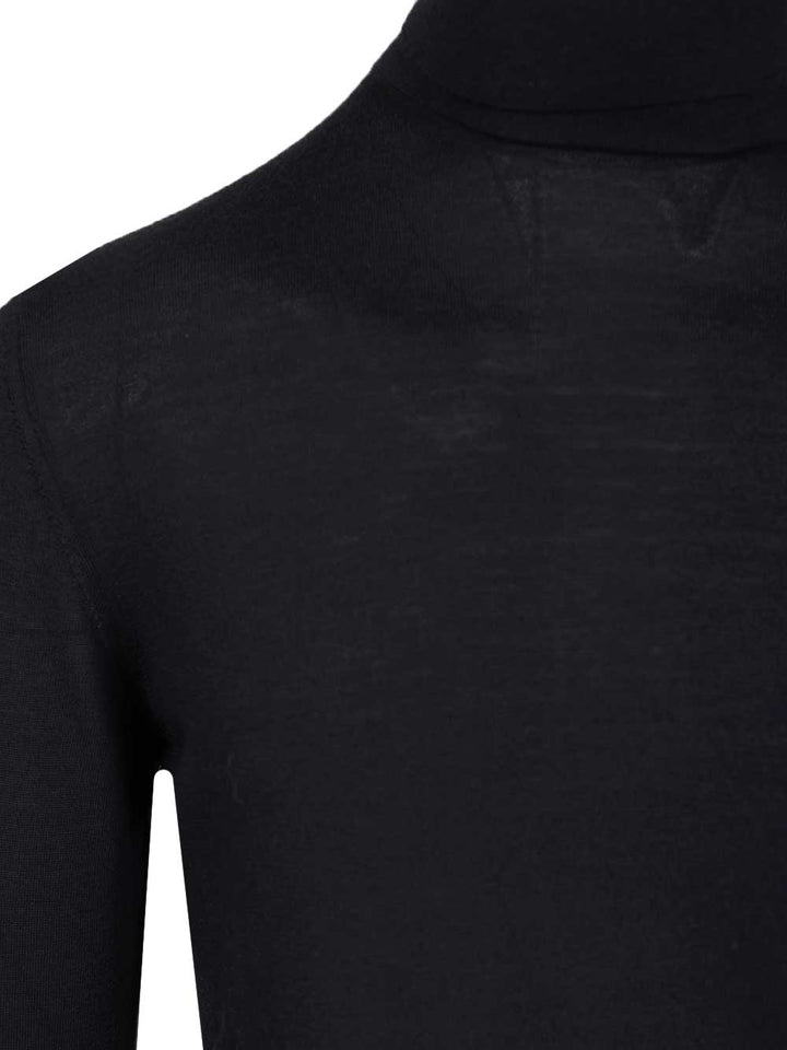 Mauro Ottaviani Wool Turtleneck Knitwear - Blu | c9615cd1f54ed2655798b226ed0807fa11ce10cd