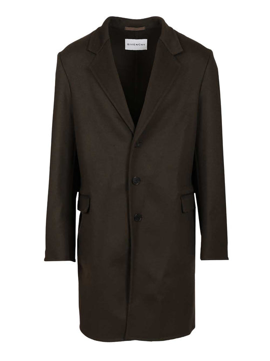 Wool And Cashmere Coat Coats Verde