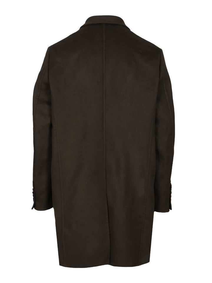 Givenchy Wool And Cashmere Coat Coats - Verde | 56b812804918e10d837f2fac181ff2e61be67f8b