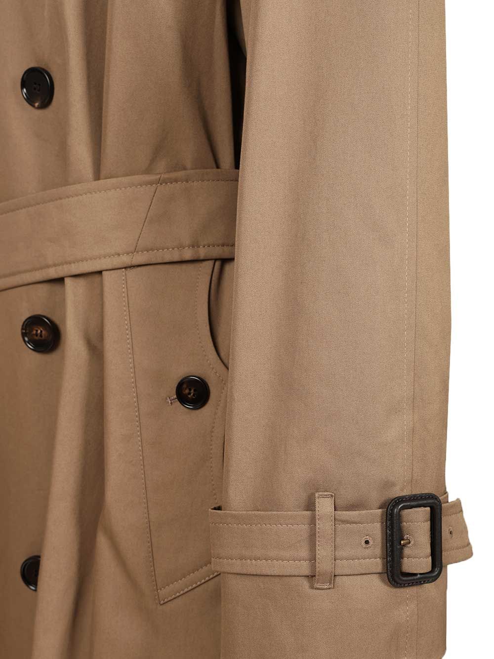 Burberry Gabardine Trench Coat Coats - Marrone | d2321ff65a661897d76252c721f590811fea7000