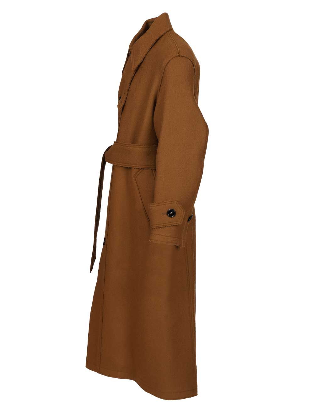 Ami Belted Raincoat Coats - Marrone | 46a77589a16a16ffcfd86c7a0cb7551eabcaad1b