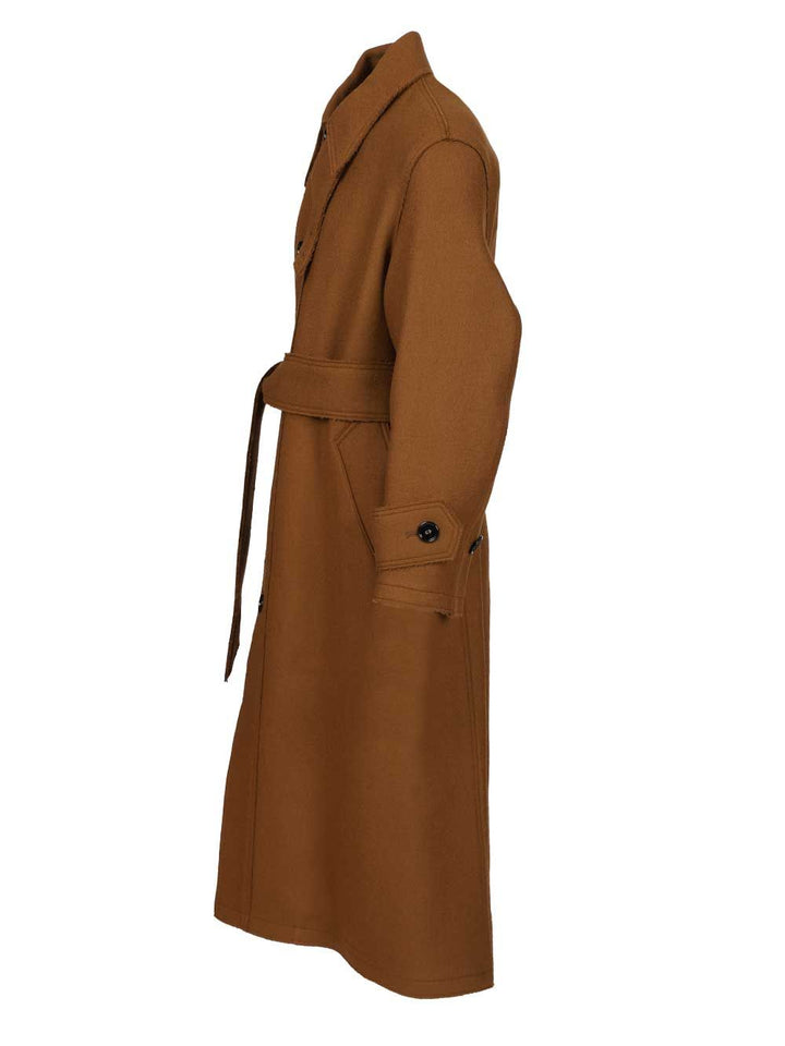 Ami Belted Raincoat Coats - Marrone | 46a77589a16a16ffcfd86c7a0cb7551eabcaad1b