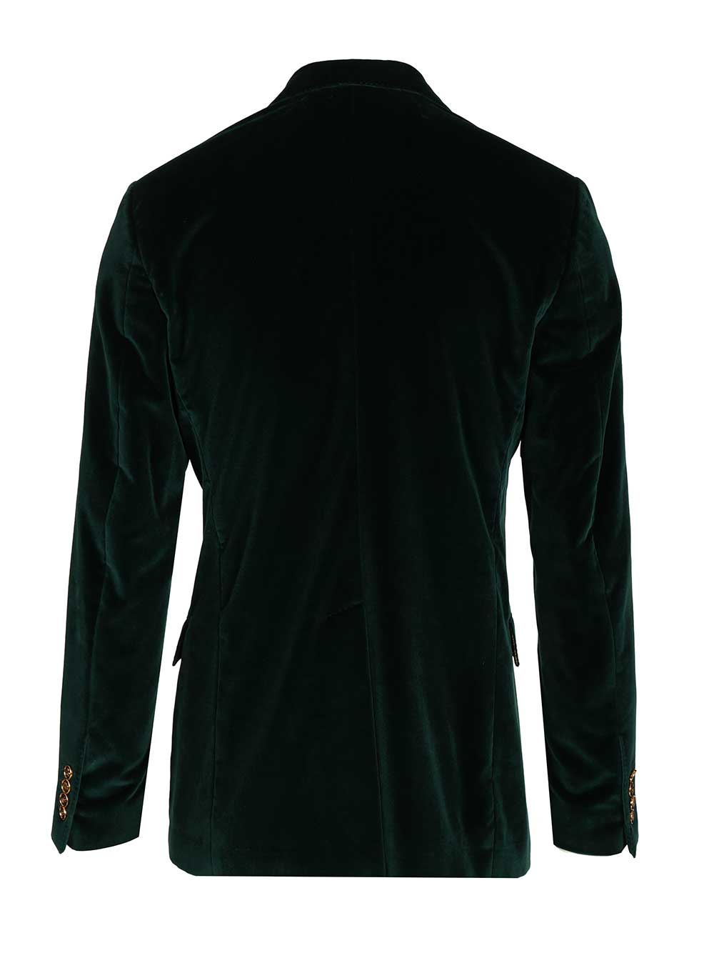 Dolce & Gabbana Double-Breasted Velvet Blazer Giacche - Verde | 27c0d46a62933d2f377f085c0942621a72cacb11