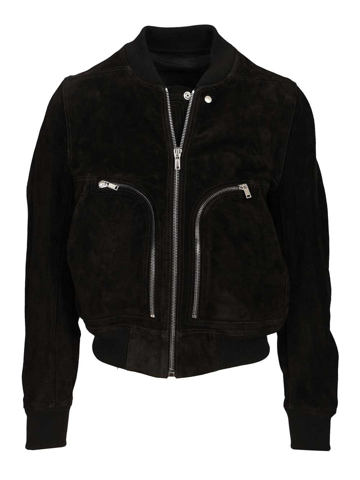 Rick Owens Bauhaus Flight Giacche - Nero | 4064066a0066c46bc548bdcb12bbe0e9be56c963