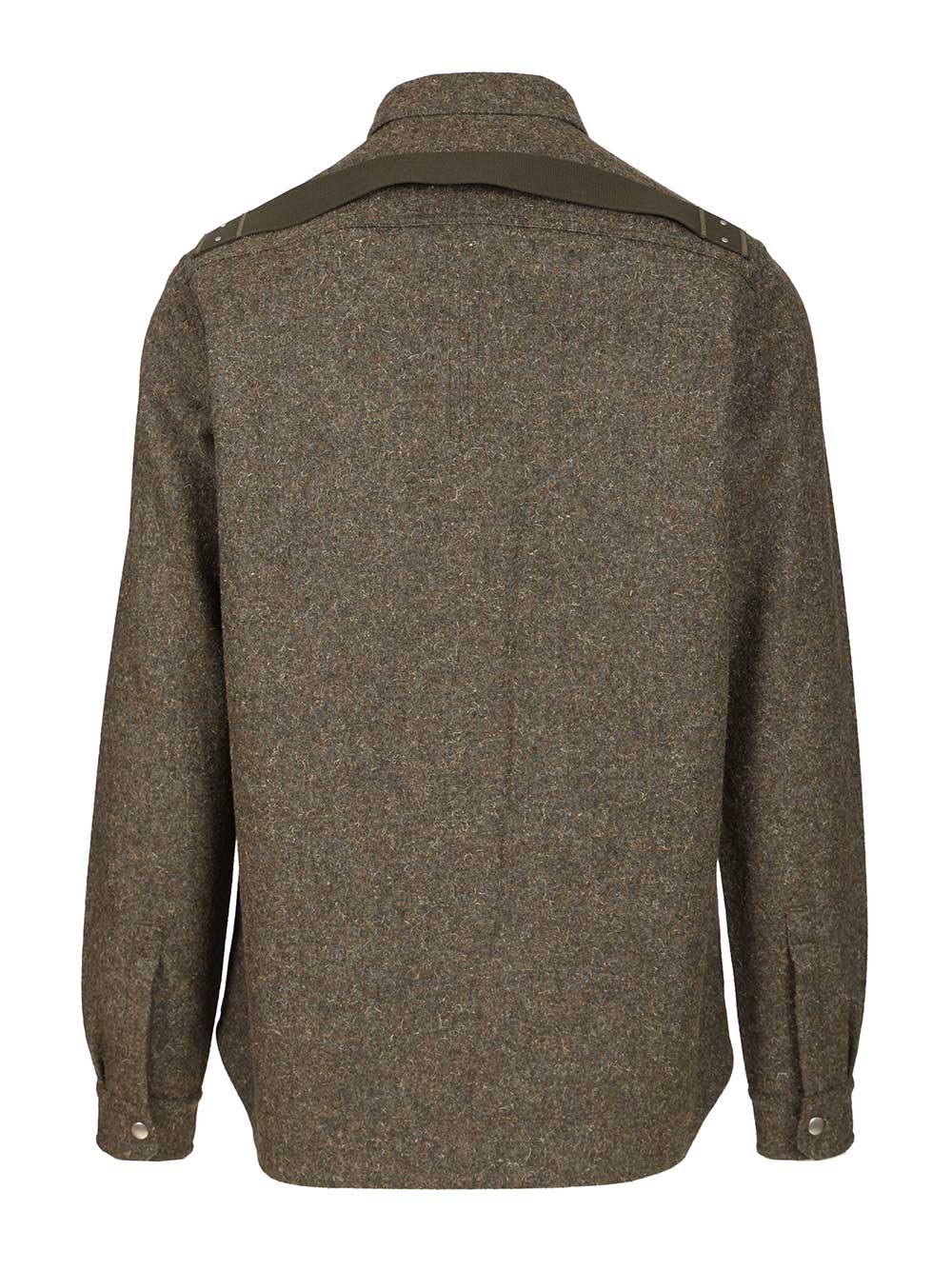 Rick Owens Wool Overshirt Giacche - Verde | d9dc13617194a9d241c6823caa23f6b912967672