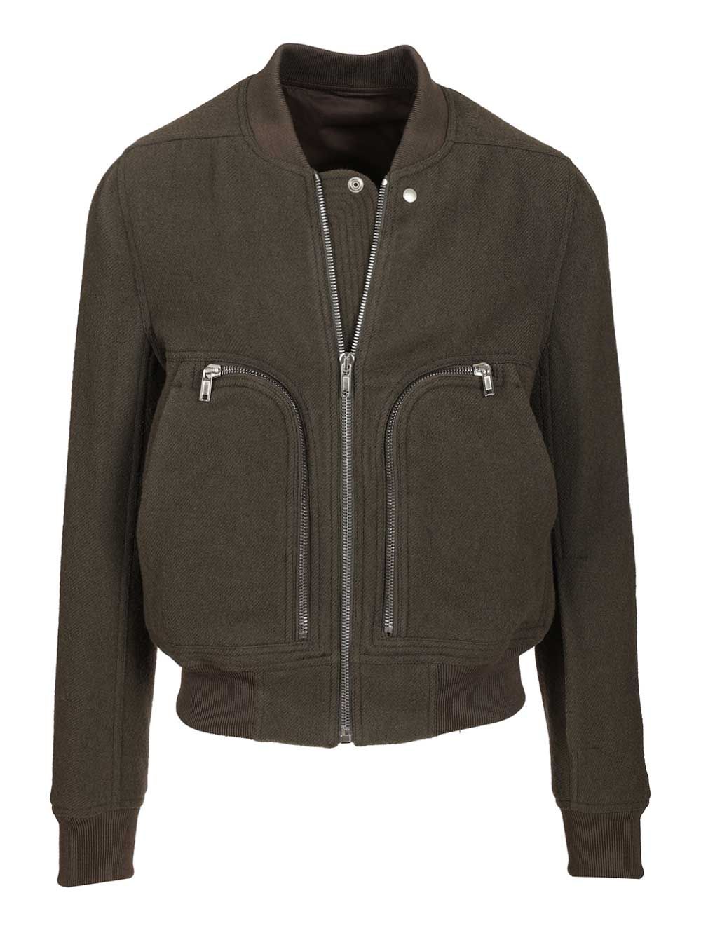 Rick Owens Bauhaus Flight Giacche - Verde | ad48072155cc178c4eb712d6e939be0760ef2842
