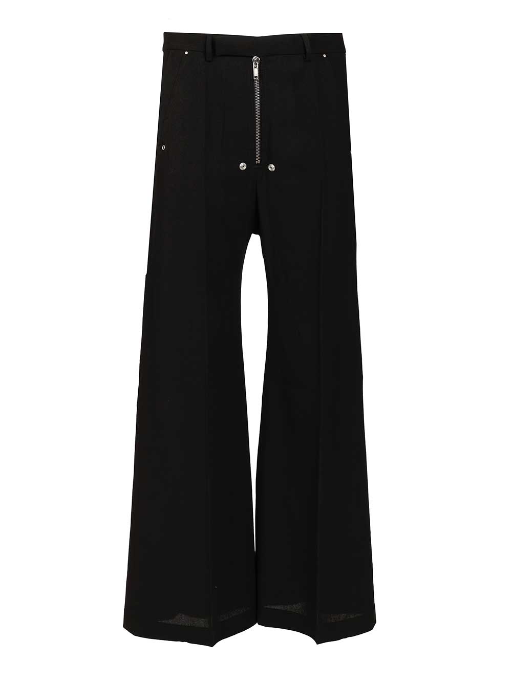 Rick Owens Zip-Fly Button Trousers - Nero | e700c72653d2cfd7f51b8d0cc5338ec21ae836d6