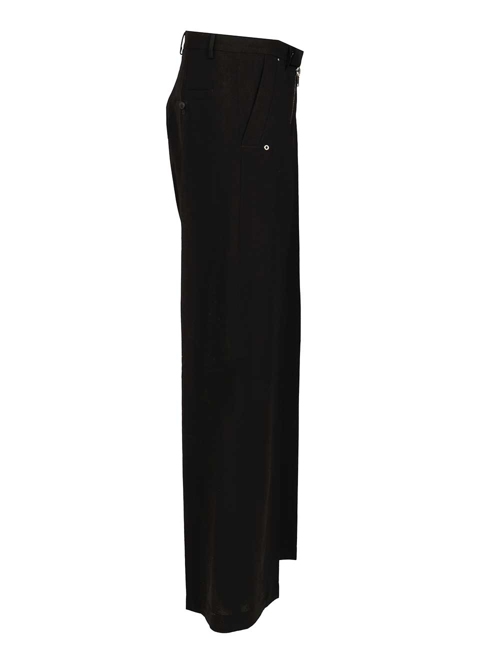 Rick Owens Zip-Fly Button Trousers - Nero | bac3a09c1c32e80d19f3272993768dbeed2b9256
