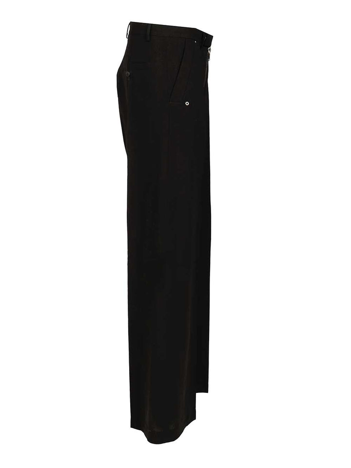 Rick Owens Zip-Fly Button Trousers - Nero | bac3a09c1c32e80d19f3272993768dbeed2b9256
