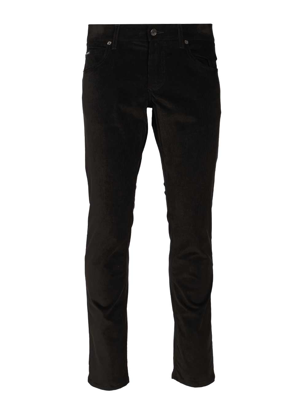 Dolce & Gabbana Cotton And Cashmere Trousers - Nero | eadcd849b2e90bdb4d9f3a5d975455a4e5f871f5