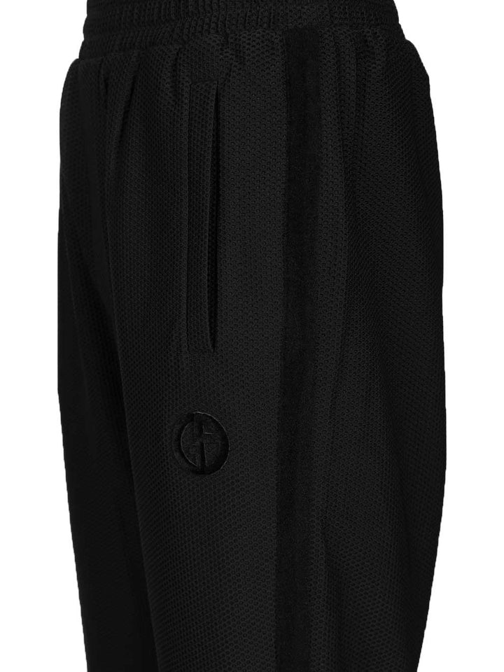 Giorgio Armani Technical Gaufré Trousers - Nero | cf5ee295d39984a49ee43fb8e23ae52e6fdd8bf8