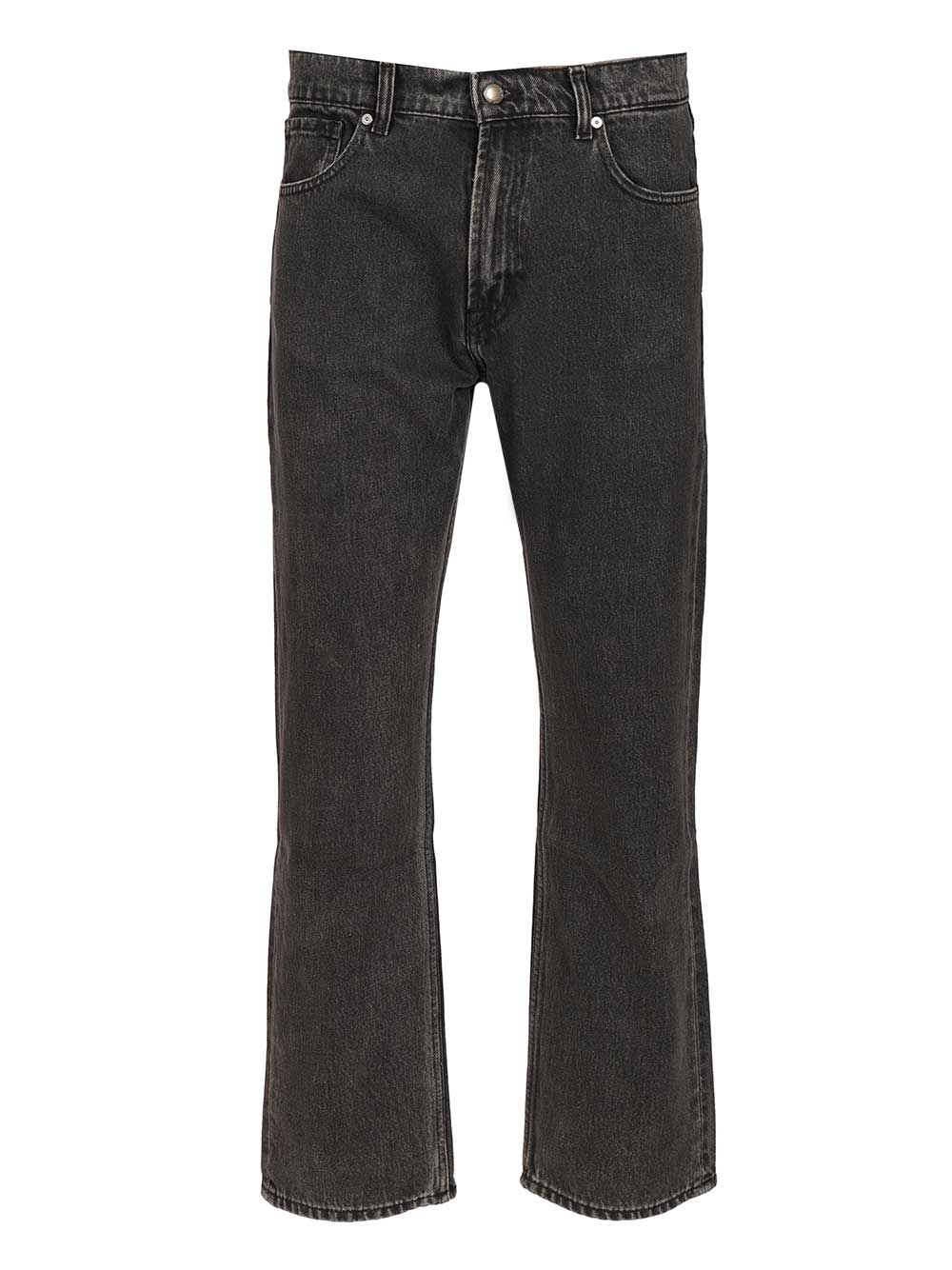 7 For All Mankind Straight Fit Jeans - Nero | ae7e5bccc114cb63043d9050b34d8025874d02b9