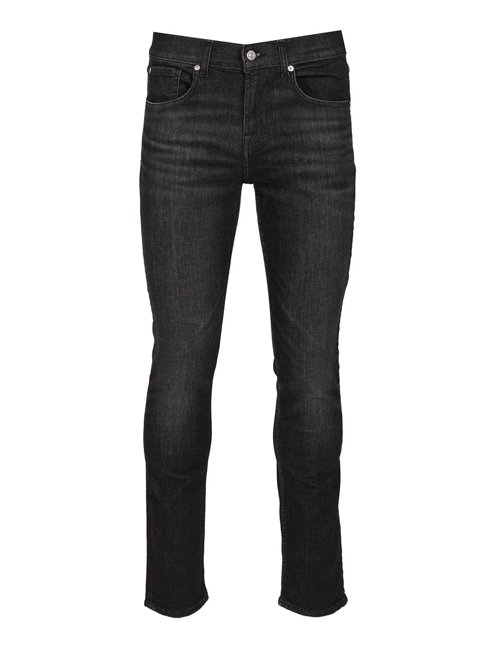 7 For All Mankind Skinny Jeans - Nero | 50e5587ec7a902732b325bf0c42d01182443e29f