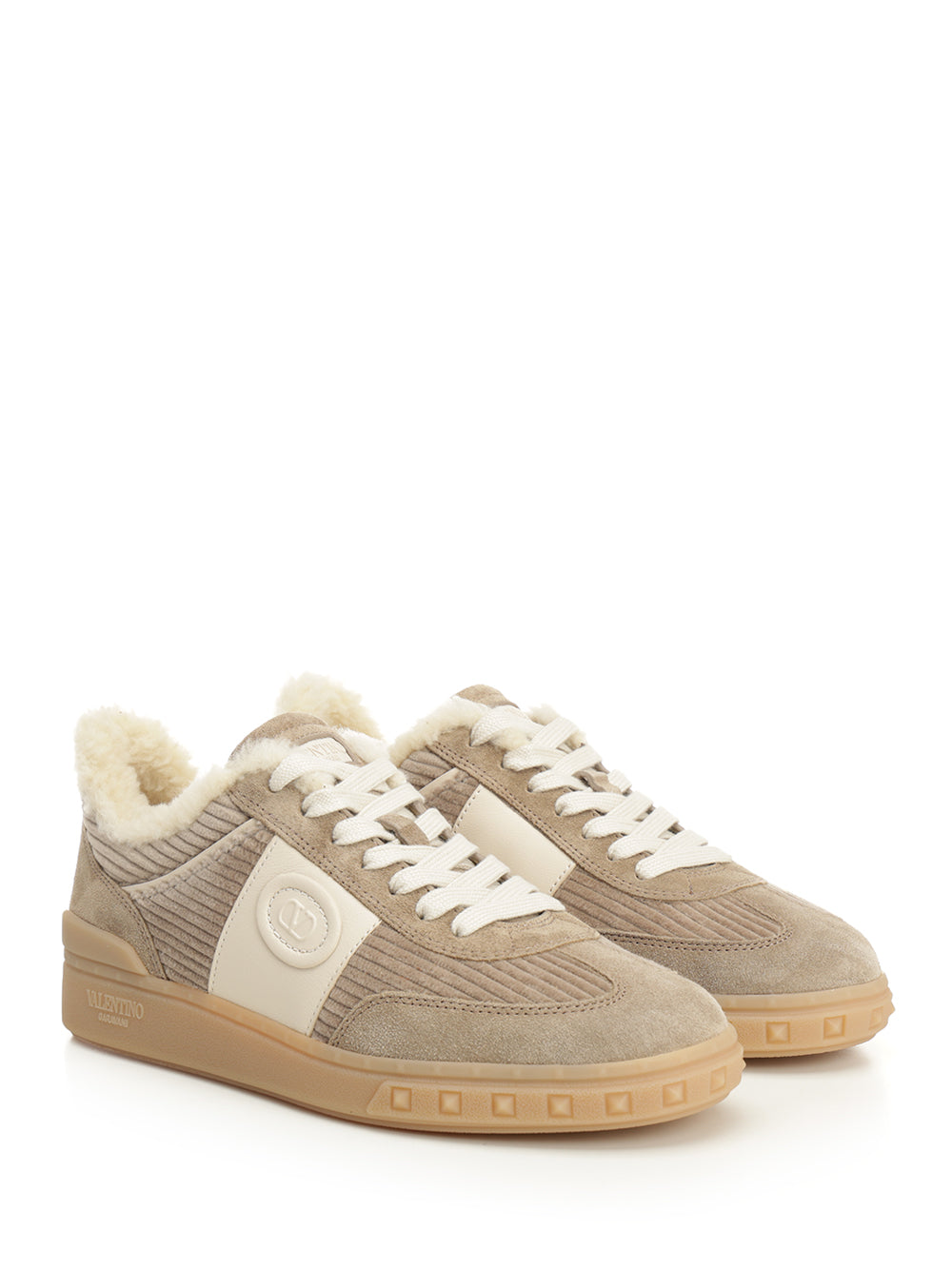 Valentino Garavani Upvillage Sneakers - Beige | f439c51288994a2d98e49b6b15fc9908940f401c