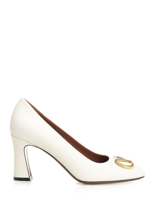 Pump Vlogo Signature Decollete Bianco