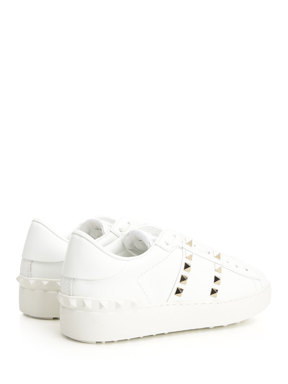 Valentino Garavani Rockstud Untitled Sneakers - Bianco | 73dc710c5cb64dca52359e80ed7c3a156b1d8991