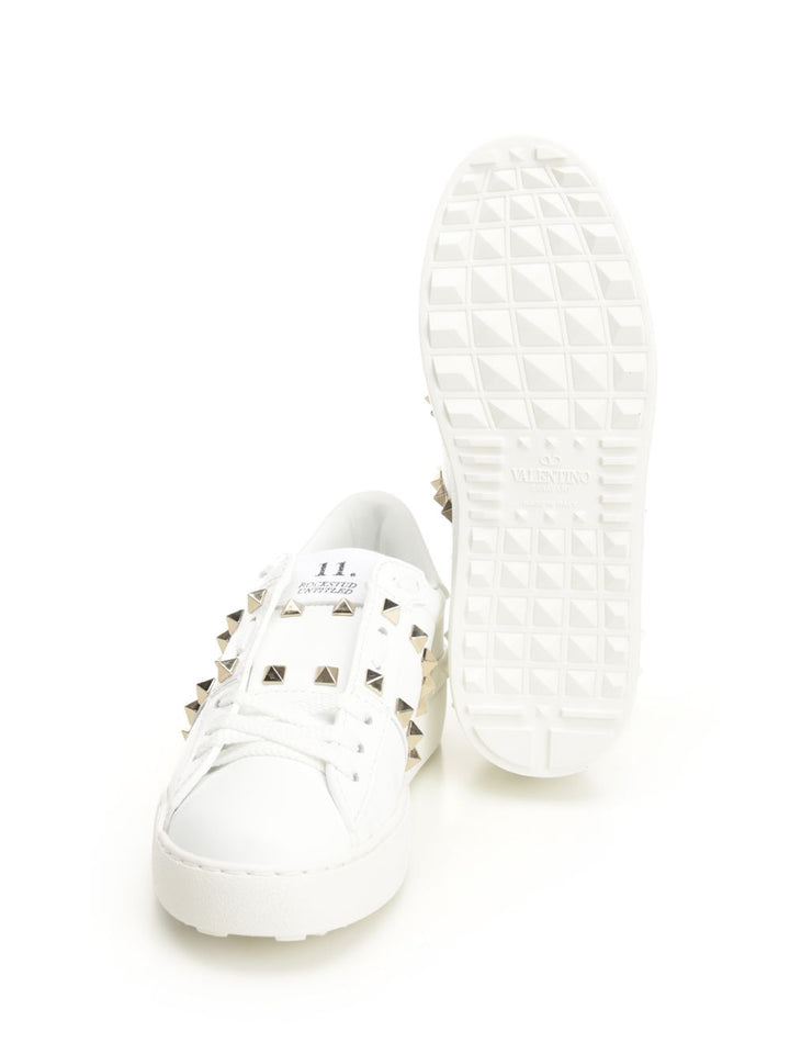 Valentino Garavani Rockstud Untitled Sneakers - Bianco | e83e1f6c846dc22f1cb37c4a9a36f599e389b8ed