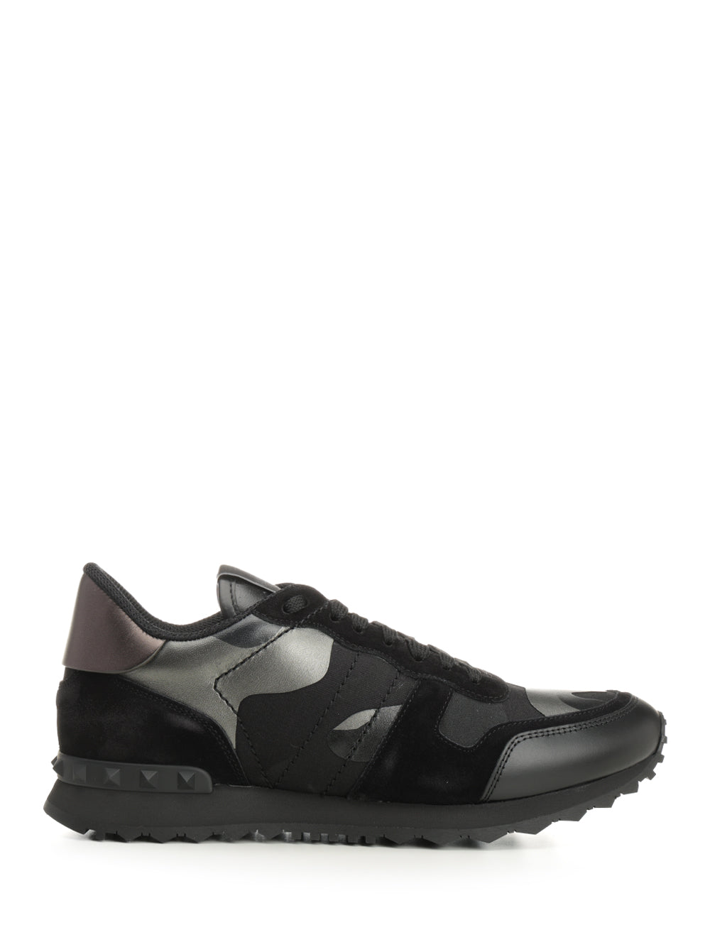 Valentino Garavani Rockrunner Camouflage Noir Sneakers - Nero | f8d790a6d91bd8409fce0b45defa4388e893cde7