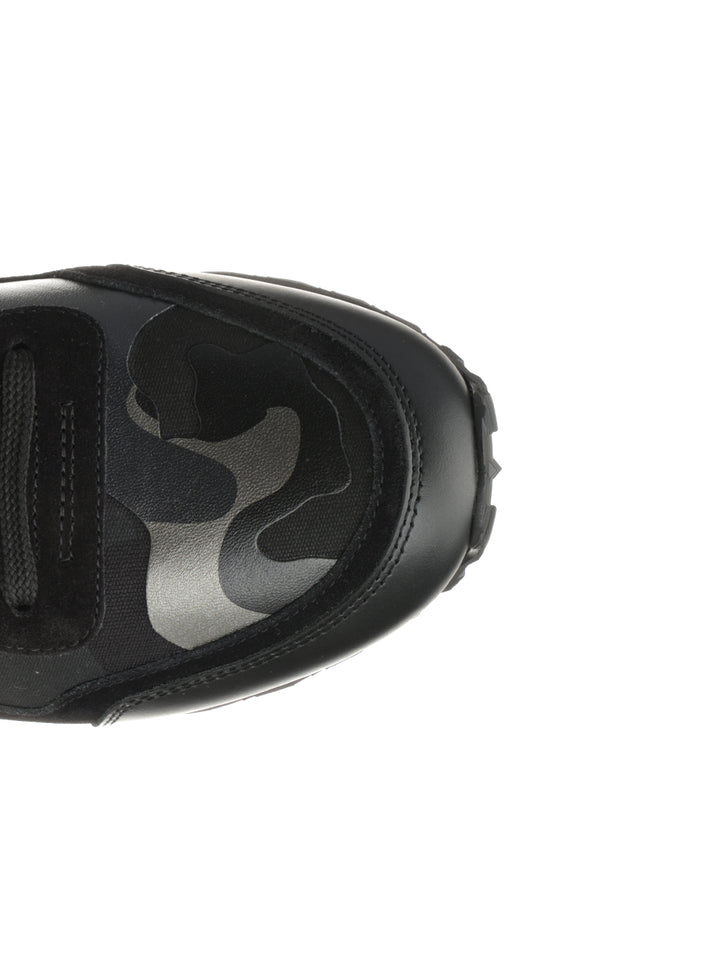 Valentino Garavani Rockrunner Camouflage Noir Sneakers - Nero | e0adbc40506a0d21e65051da98b73626f0997bec