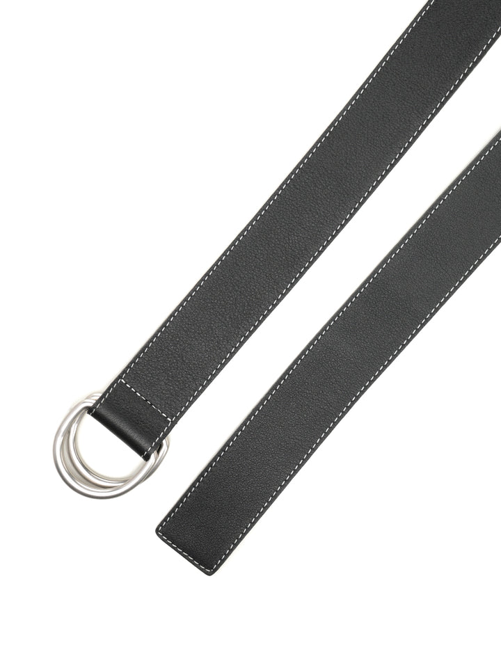 Ami Duble Belt Cinture - Nero | 88899252f3fb09cc0bc750e919146543853d7671