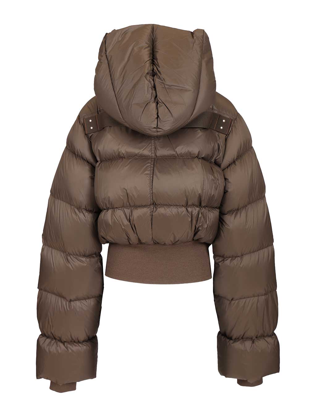 Rick Owens Quilted Nylon Down Jacket Coats - Marrone | c99fdda48fa8f4af3c03bee48da9f16f5a54f1b1
