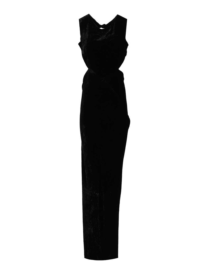 Rick Owens Long Dress Abiti - Nero | b4300c049a18b496e594d4302c736748f40f4880
