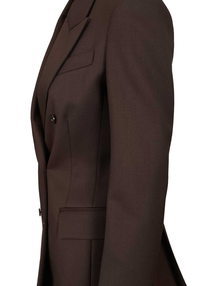 P.A.R.O.S.H. Double-Breasted Blazer Giacche - Marrone | 0eaa524b39d57aa6ea9f0fa78e1c35bf09a6a8c8