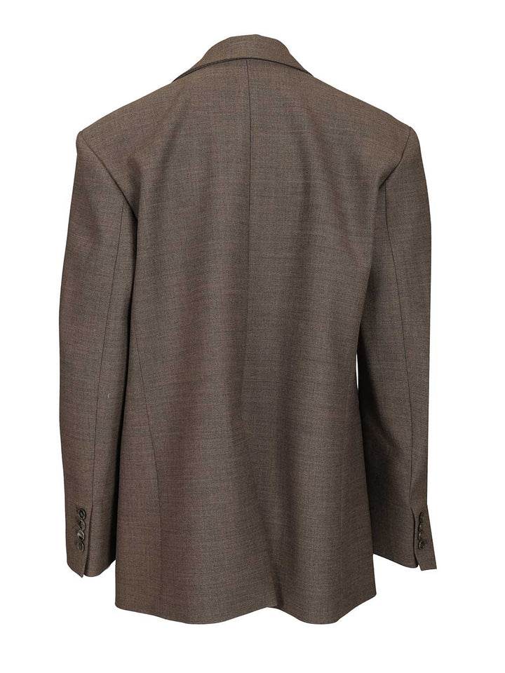 P.A.R.O.S.H. Tailored Oversized Jacket Giacche - Grey | 870292374121dae98ba22284841c3779ffad8422