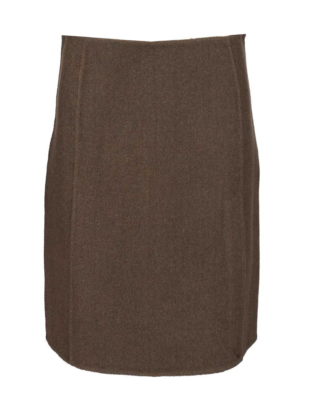 P.A.R.O.S.H. Midi Skirt Gonne - Verde | fa9bba01d6a90b93f57ad287a39b8772d3876a4a