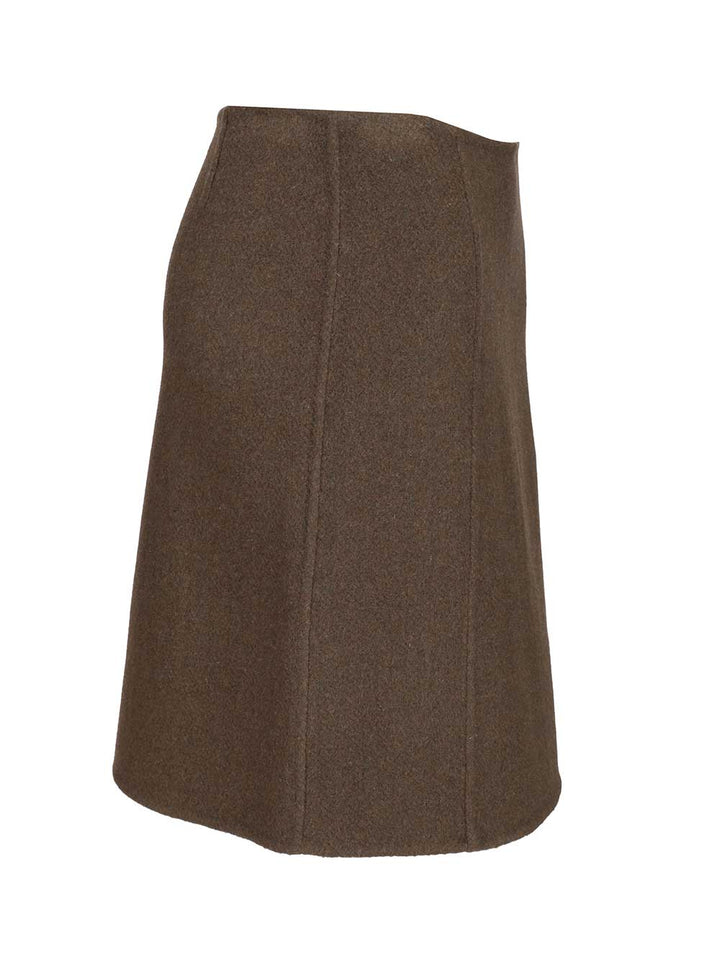 P.A.R.O.S.H. Midi Skirt Gonne - Verde | 271dd1f884657a2dbdece9efd45cb65bc7c33138