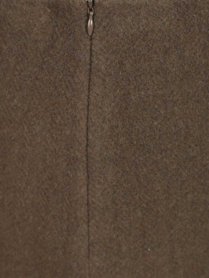 P.A.R.O.S.H. Midi Skirt Gonne - Verde | 0afce8da5e520c662672831050ab4f8a08e84f44