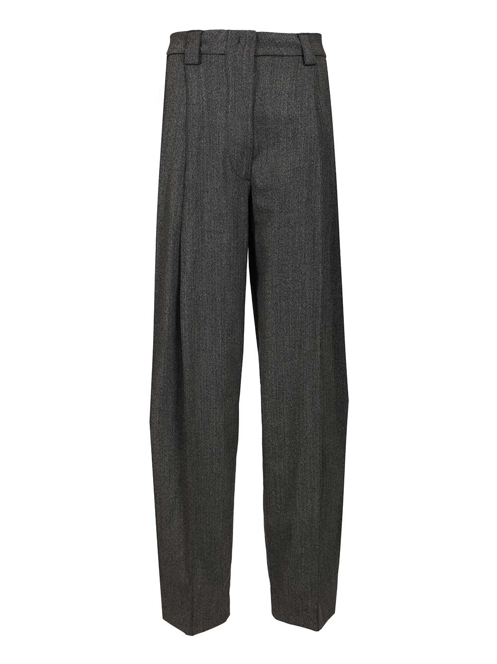 Thelatest Wide Trousers - Grey | d4bafb7ba5f265416a8398ce4c944eb326803d85