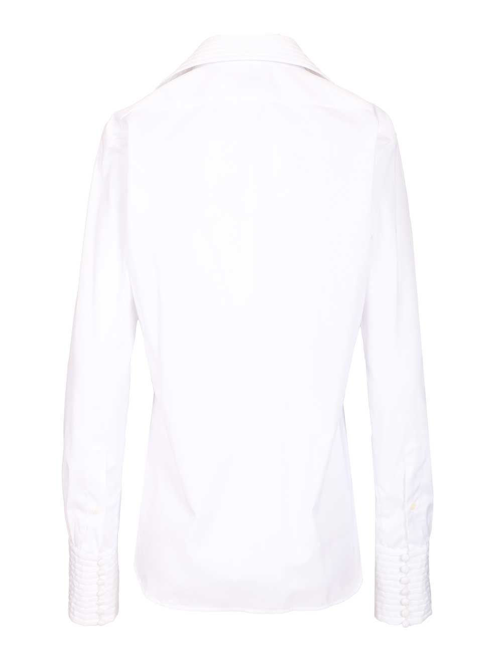 Dries Van Noten Celinta Cotton Shirt Shirts - Bianco | 4d0c9286879856517ad0e0c101d5b1f5651db1c3