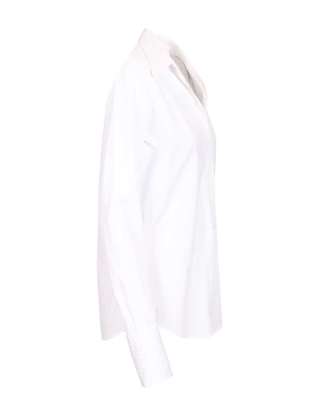 Dries Van Noten Celinta Cotton Shirt Shirts - Bianco | 8877bb3acc4e2c63fe3dec8144a02f302535cdd9