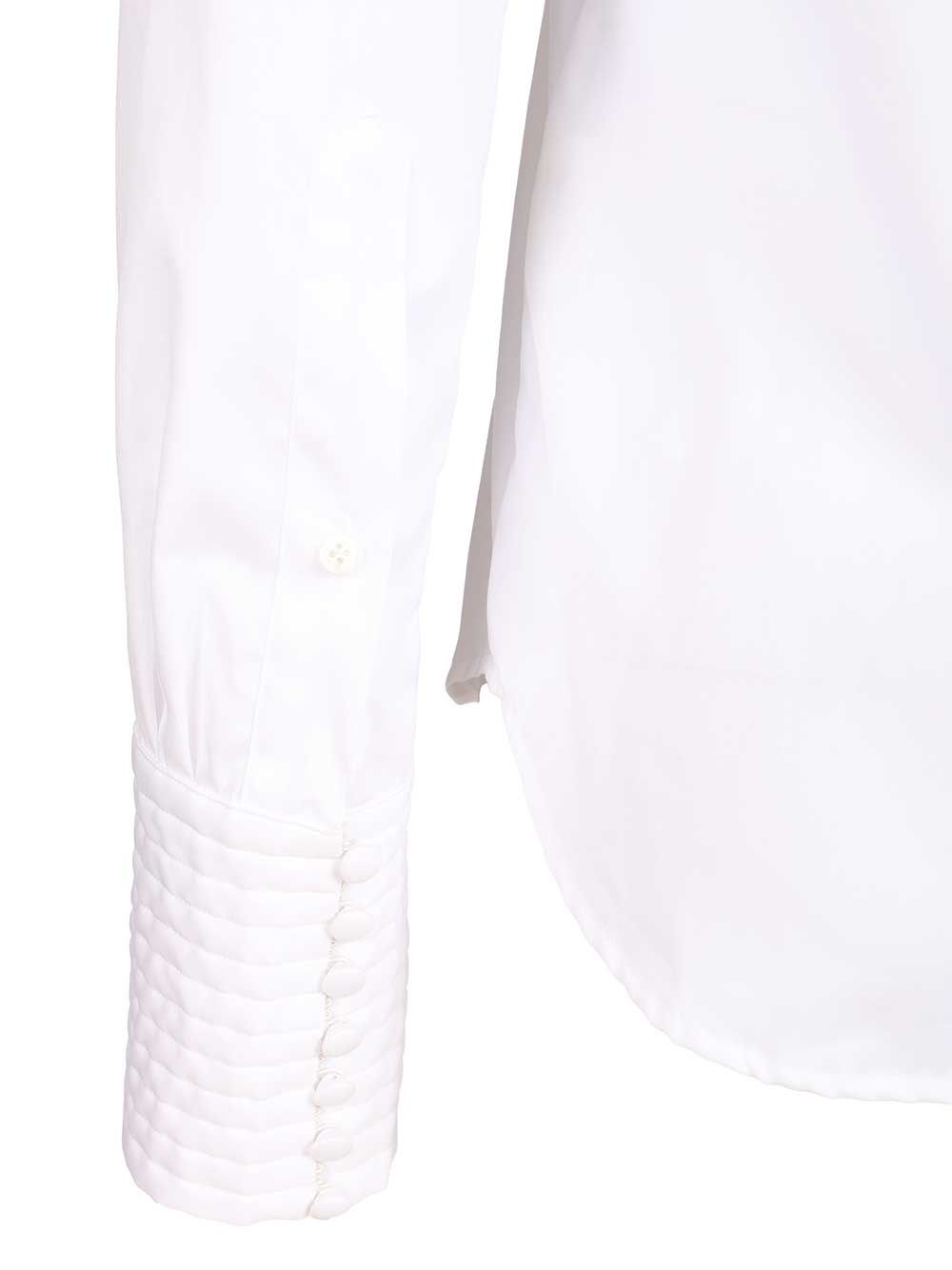 Dries Van Noten Celinta Cotton Shirt Shirts - Bianco | ce7b4f0d2040efdfbfe39d64e36714f20992f011