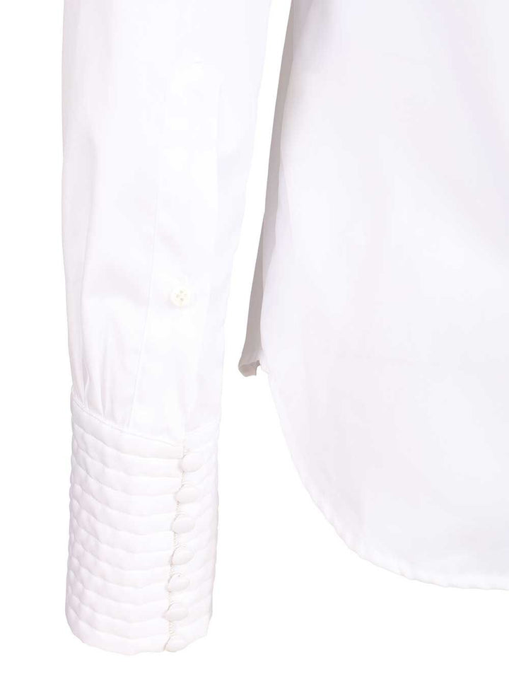 Dries Van Noten Celinta Cotton Shirt Shirts - Bianco | ce7b4f0d2040efdfbfe39d64e36714f20992f011