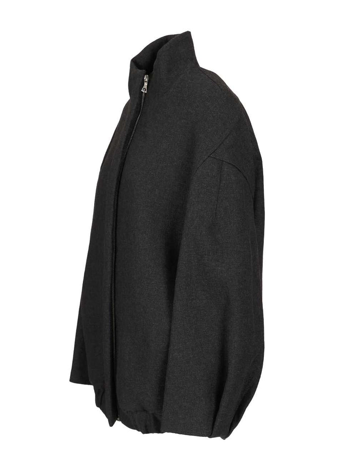 Dries Van Noten Voles Coats - Grey | 3a0901af71d5f2d2c451df68075ed9b915ea2524