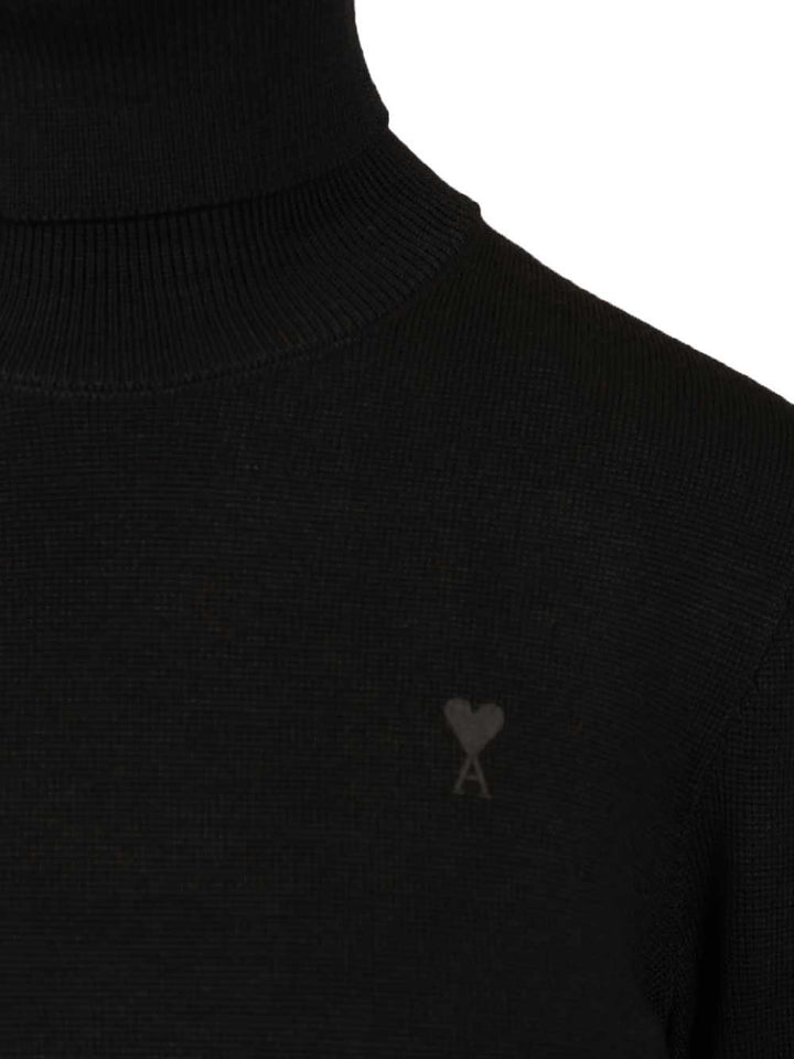 Ami Ami De Coeur Sweater Knitwear - Nero | e2d13837061068a365be6108c84a512cfa9373c2