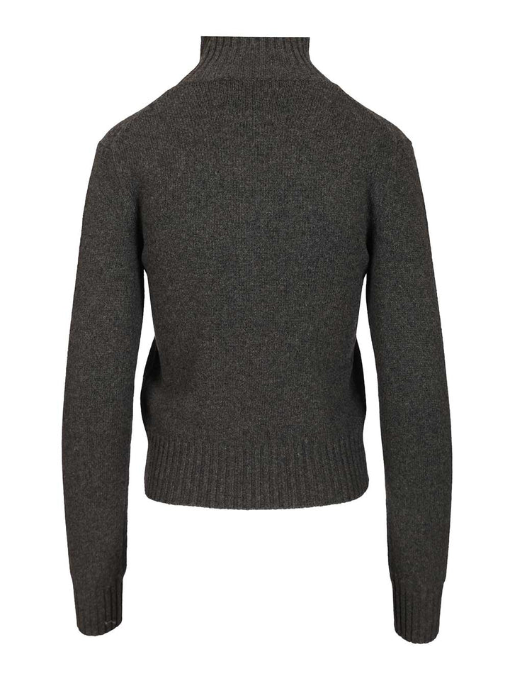 Ami Turtleneck Sweater Knitwear - Nero | 473c973e75859a1dad803010ab242f5ed22acd06