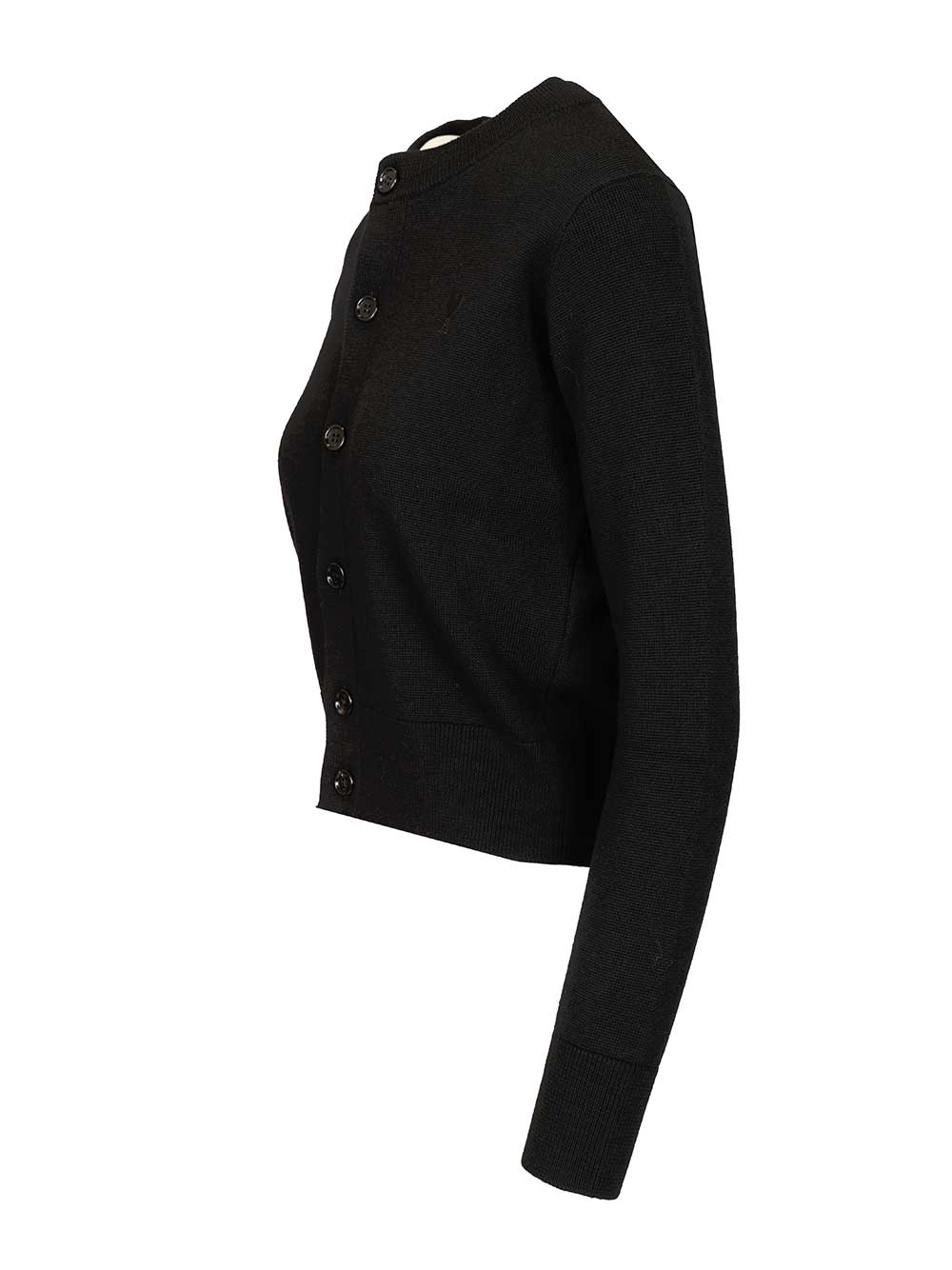 Ami Ami De Coeur Cardigan Knitwear - Nero | 93400effdb5c2e582d6b67eef39b139833c52105