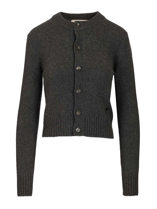 Wool And Cashmere Cardigan Knitwear Nero