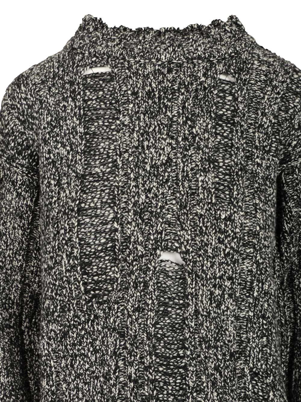 Durazzi Milano Mouliné Sweater Knitwear - Nero | 5e0c4b73cd64c17d8dbc5abeff4c3899b6759fb3