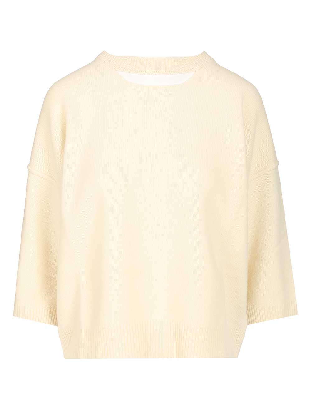 Federica Tosi Wool And Cashmere Sweater Knitwear - Bianco | d8f2f9c808250030683cb5c5726f12a7df2b10c1