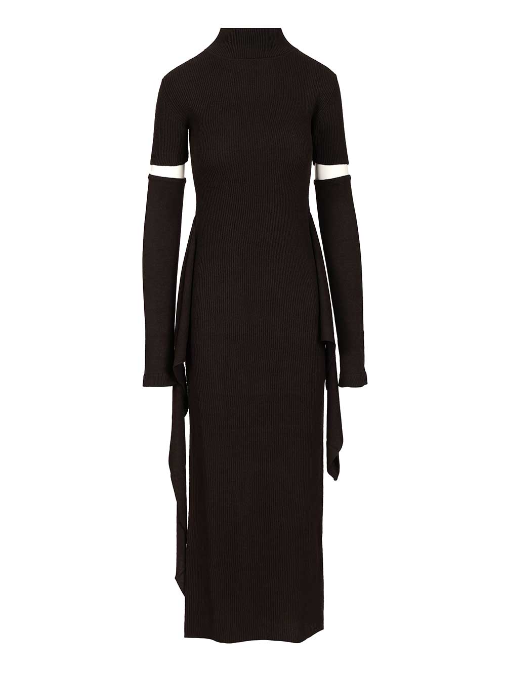 Federica Tosi Cashmere Blend Long Dress Abiti - Marrone | 6d0d658e47c95274003f9a53b63b1d8c22532c38