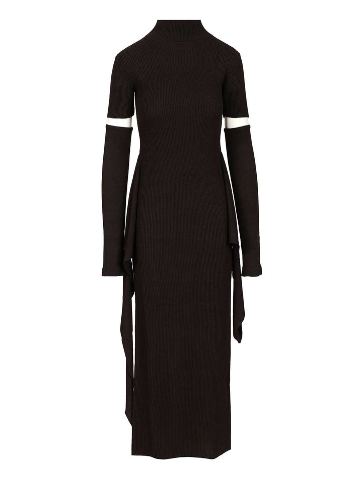 Federica Tosi Cashmere Blend Long Dress Abiti - Marrone | 6d0d658e47c95274003f9a53b63b1d8c22532c38