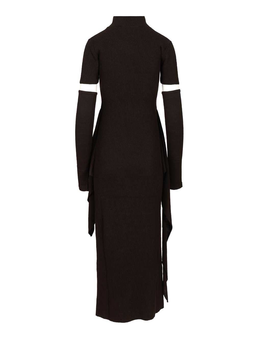 Federica Tosi Cashmere Blend Long Dress Abiti - Marrone | 11d15088f8d6108f46590cc759137ee3db9f334c