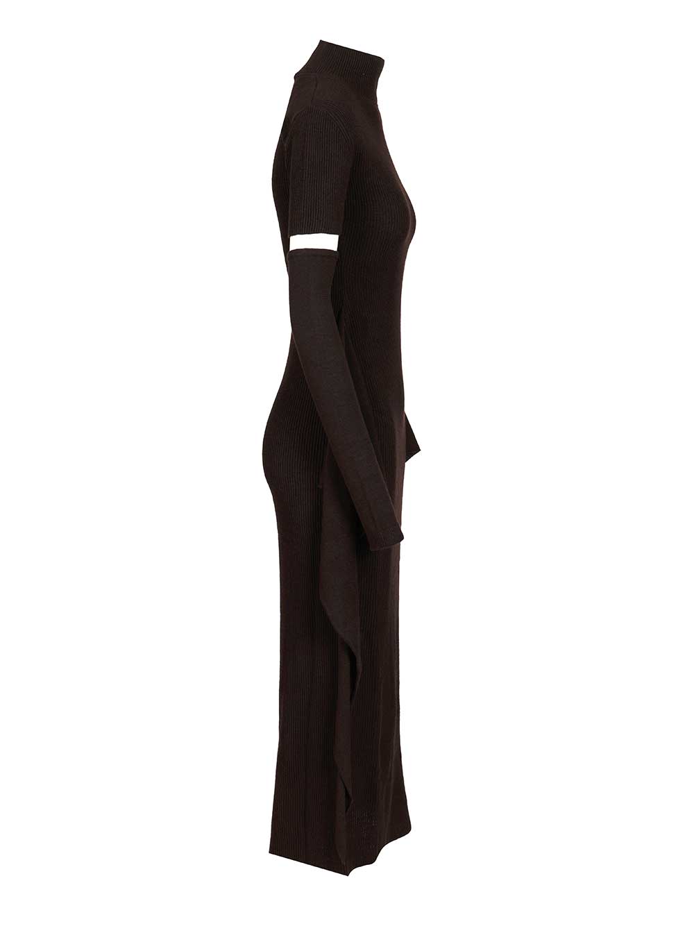 Federica Tosi Cashmere Blend Long Dress Abiti - Marrone | a51f6094d5767503ae945ac4bb28cb86b3ccac01
