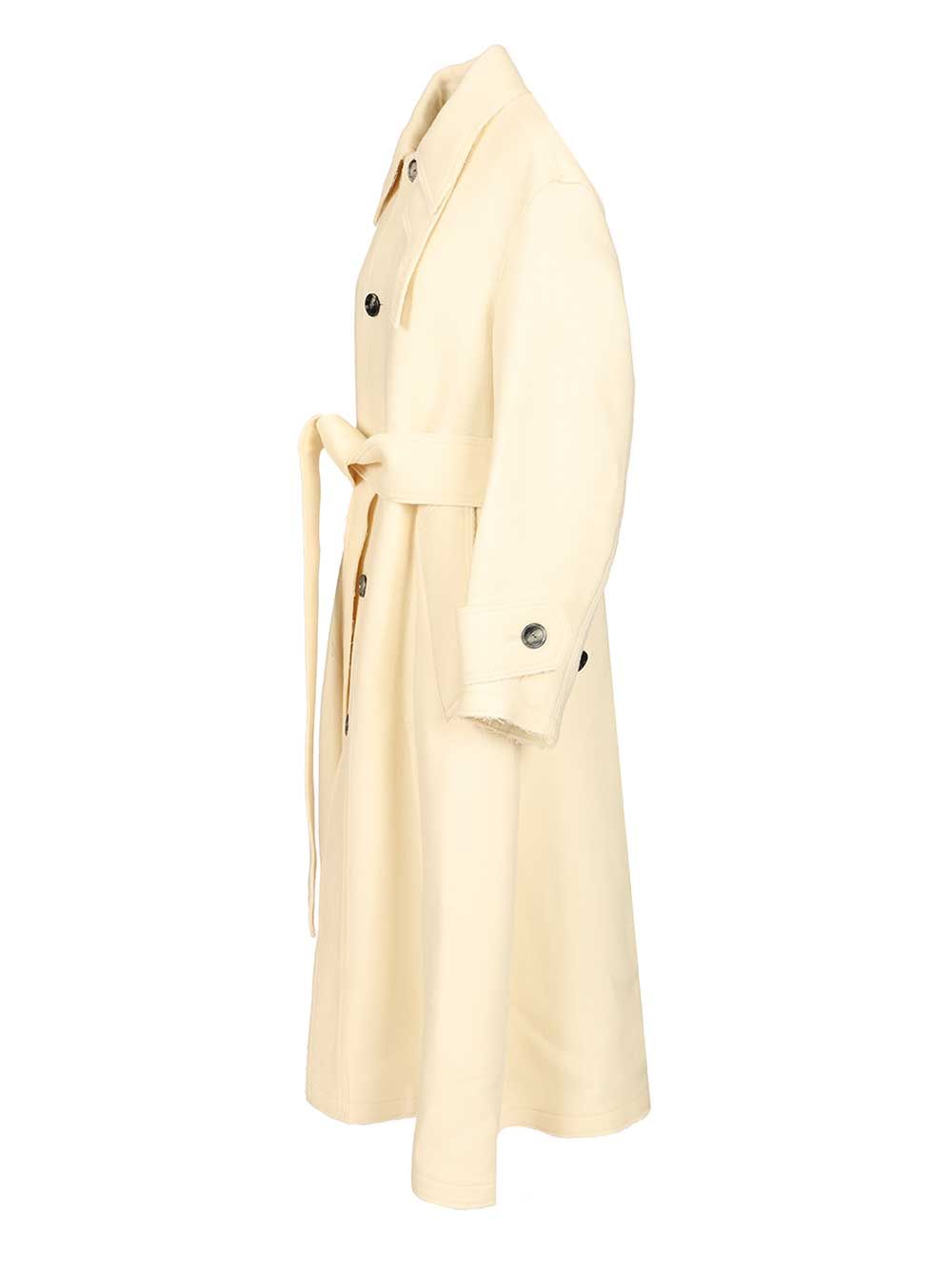 Ami Belted Raincoat Coats - Beige | 6117d332a26f82799dd742dd464d75b3a293497a