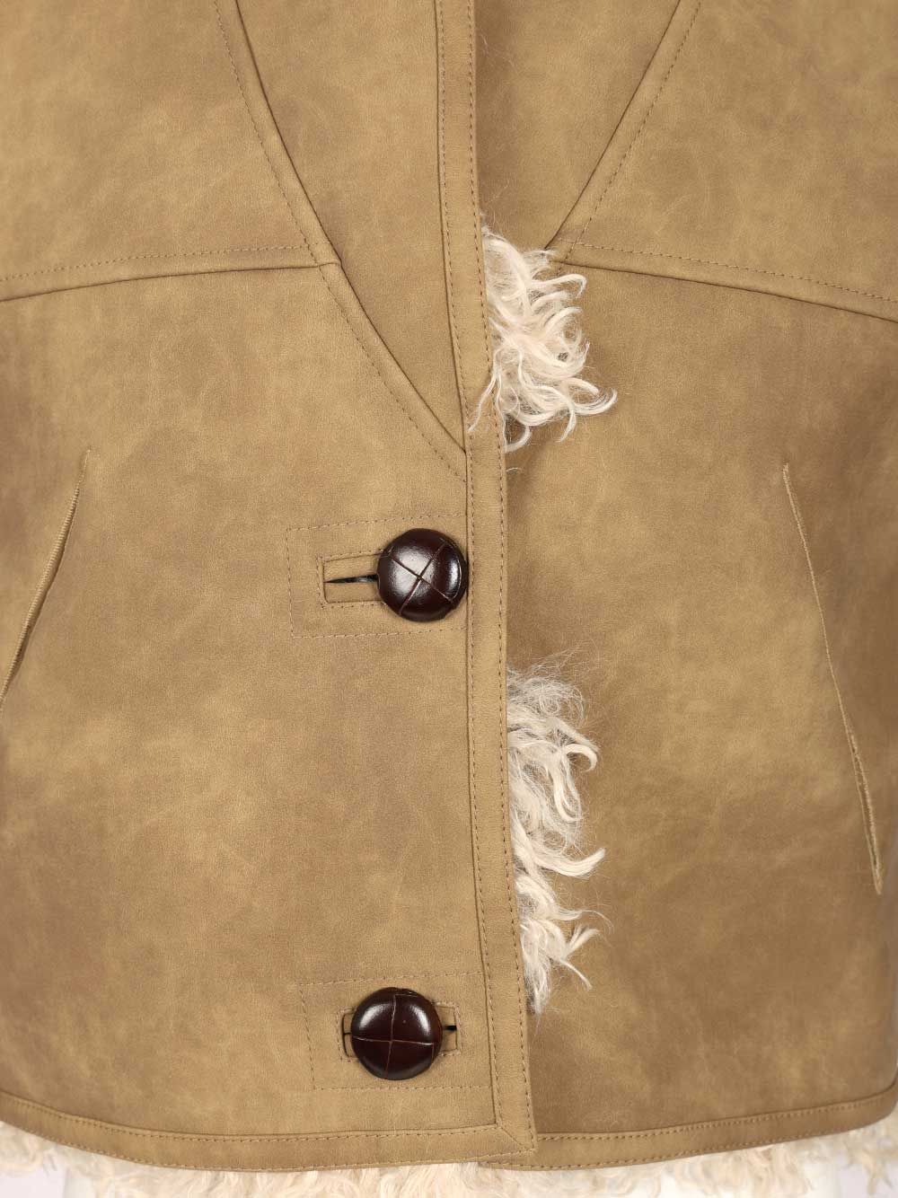 Marant Etoile Clara Giacche - Beige | 28d178a627d5d1a5b0f83b6f1fcca57ccda8cce4
